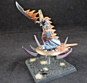 Chaos Tzeentch Sorcerer Lord Scheibe Metall selten OOP bemalt Warhammer Fantasy Modell - Bild 1 von 9