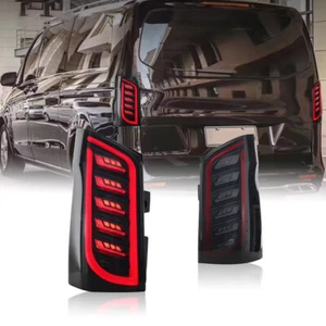 2PCS Schwarz LED Rücklichter für Mercedes Benz VITO Viano Metris W447 2015-2022 - Bild 1 von 8