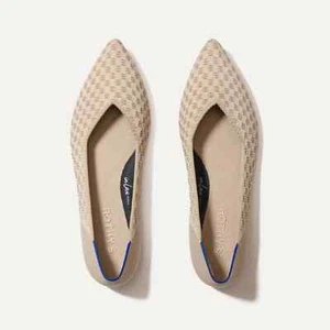 Rothy’s Women’s Size 8 The Point II Flat In Frappe Basketweave - MSRP $159 - Picture 1 of 16