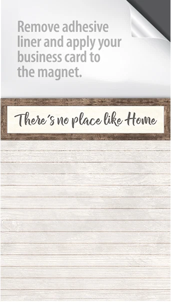 Magnet Notepads - With a peel and stick area for your Business Card!(Box of 100) - Image 1 of 4