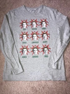 ELF Warner Bros. Will Ferrell Faces Gap Kids Tshirt Size XXL Long Sleeves - Picture 1 of 6