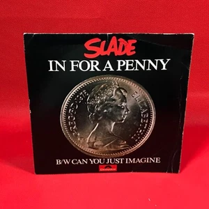 SLADE In For A Penny 1975 UK 7" vinyl single Noddy Holder original 45 record - Picture 1 of 4