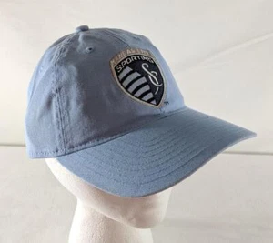 LZ Adidas Adult One Size Kansas City Sporting Soccer MLS Baseball Cap Hat NEW j - Picture 1 of 5