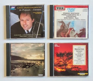 4 Classical CDs -Liszt Piano & Orchestra Rarities -Malediction, Pathetique, etc. - Picture 1 of 4