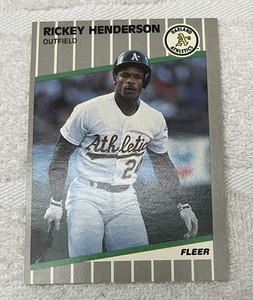 1989 Fleer Update - #U-54 Rickey Henderson