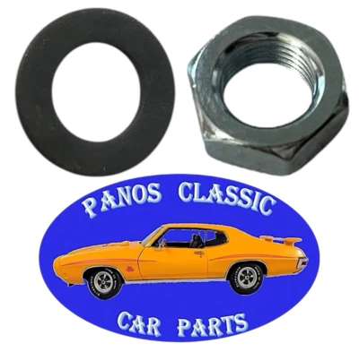 1964-1968 GM Steering Wheel Column Retaining 1/2"-20 Hex Nut & Washer 1pc #643 - Image 1 of 4