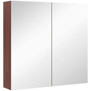 Double Door Bathroom Mirror Cabinet, Wall Mounted Bathroom Storage Cabinet - Picture 1 of 12