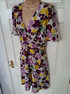 Kate Spade Swing Flora Dress Size UK 10 Fit & Flare Floral Ruched Waist BNWT - Picture 1 of 15