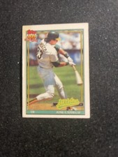 Jose Canseco 1991 Cracker Jack Topps #10 - Oakland Athletics .85c shipping
