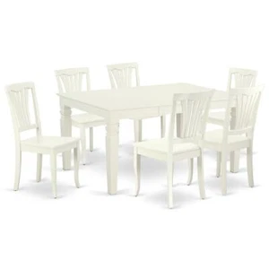 Dining Room Set Linen White, WEAV7-LWH-W - Picture 1 of 4