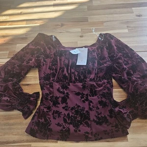 Ember Floral Boho Top Size Med - Picture 1 of 6