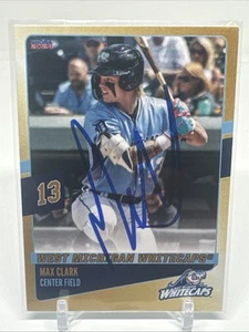 Max Clark 2024 Choice West Michigan /750 Detroit Tigers SIGNIERT Selten! - Bild 1 von 3