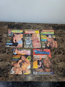 Lot Of 5 Vintage WWF Magazines 1980s Wrestling Collectible Hulk Hogan & More - Picture 1 of 18