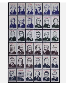 US 1986 Scott # 2216 - 2219 AMERIPEX '86 PRESIDENTS STAMPS SET OF SINGLES MNH - Picture 1 of 2