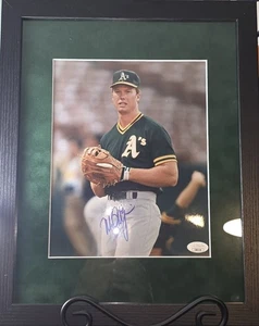 Mark McGwire Oakland Athletics Signed Framed 8x10 Photo JSA COA  - Picture 1 of 3