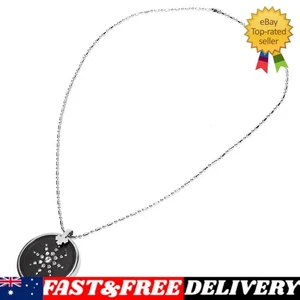 Natural Volcanic Stone Pendant with Stainless Steel Chain 25.6in - Picture 1 of 10