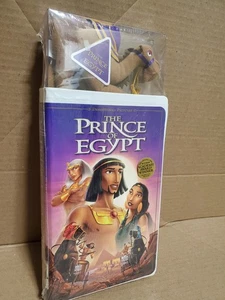 The Prince of Egypt (VHS, 1999 Clamshell) w/ Bean Bag Camel Toy Brand Sealed - Imagen 1 de 7