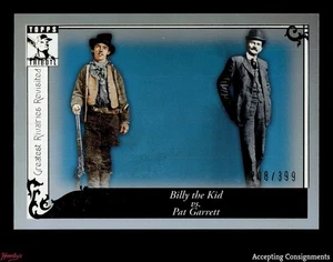 2010 Topps Tribute Blue #94 Billy the Kid vs. Pat Garrett 208/399 - Picture 1 of 2