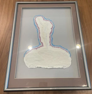 John Saunders Signed Paper Sculpture Casting Cast RARE THE PRAYER Christian ART - Picture 1 of 13