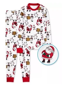 Carter's Unisex Adult Family Matching Christmas Santa Milk & Cookies PJ Set NWT - Picture 1 of 10