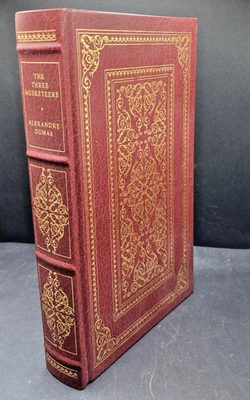 The Three Musketeers, Alexandre Dumas, Franklin Library 1980, Red HB Foto 1 de 4