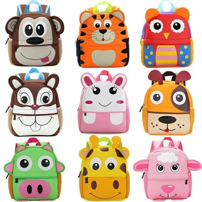 Kinderrucksack Schultasche Tiermotiv Kindergartenrucksack Rucksack Cartoon Kita - Bild 1 von 4