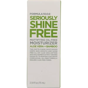 Formula 10.0.6 Seriously Shine Free Mattifying Moisturizer, Aloe Vera & Bambo... - Picture 1 of 5