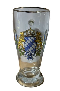 Bormioli Rocco Bockling Germany Tall Coat of Arms Beer Glass, 0.5L - Picture 1 of 15