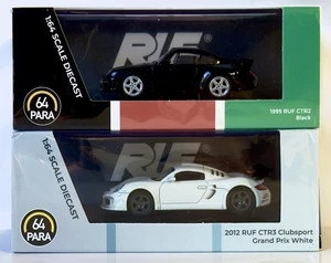 Paragon 1995 RUF CTR2 Black + 2012 RUF CTR3 White (Lot of 2) - Picture 1 of 1