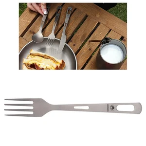 Utensil Event Tableware Travel Lightweight Home Picnic Titanium Cutlery Fork - Picture 1 of 7