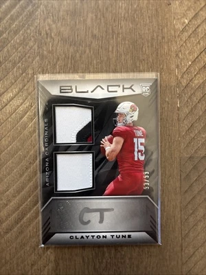 2023 Panini Black - Rookie Signature Materials RC Clayton Tune #RSM-93/99 - Image 1 of 4