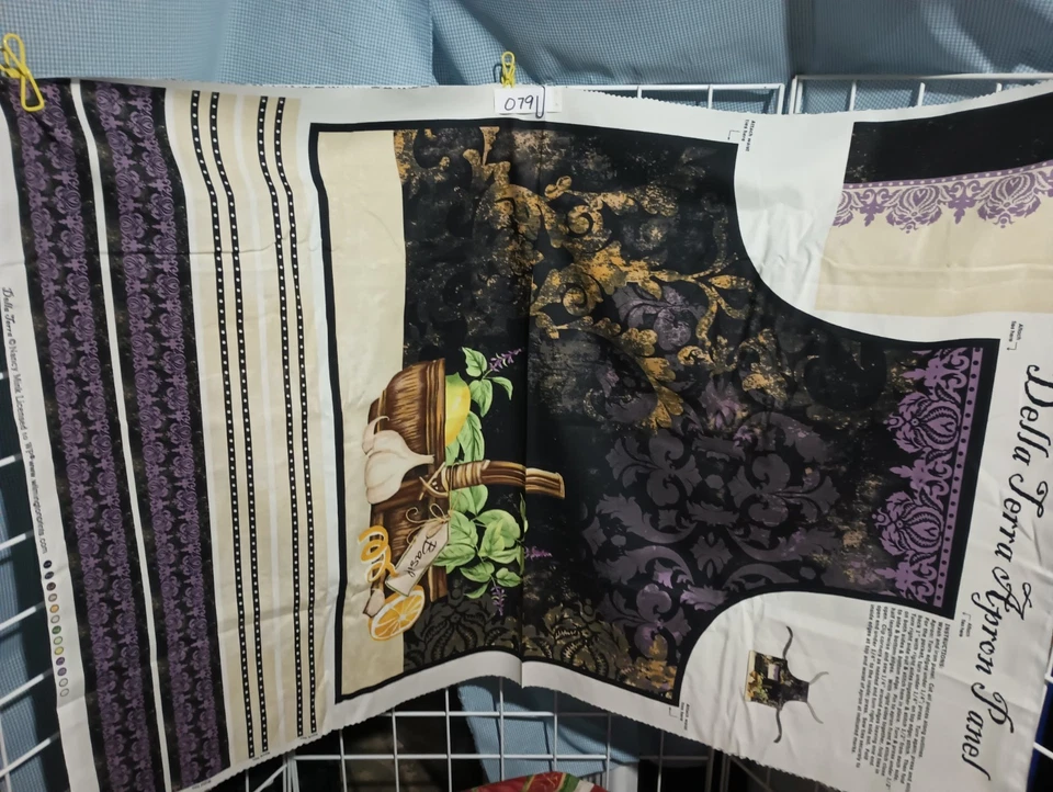 Tela delantal de algodón "Della Terra" de 1 panel Foto 1 de 1