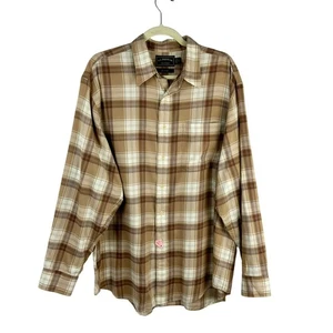 Camisa De Colección Años 90 Y2K CC Filson Hombres Grande Marrón Mangas Largas A Cuadros Abotonada - Imagen 1 de 5
