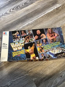 Juego de mesa vintage 1990 WWF Wrestling Challenge Milton Bradley COMPLETO - Imagen 1 de 7