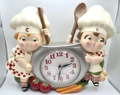 Vintage CAMPBELL'S SOUP KIDS Relógio de Parede de Cozinha New Haven Quartzo FUNCIONA 1990 - Imagem 1 de 4