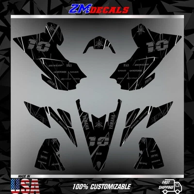 Graphics Kit for YAMAHA YFZ 450R 2009 2010 2011 2012-2013 graphics kit stickers - Image 1 of 4