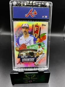 2025 Topps Chrome Spencer Strider #HFA-23 Home Field Advantage - Foto 1 di 2