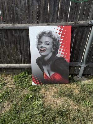 Arte en lienzo Marylyn Monroe con marco de fotos decoración del hogar Foto 1 de 3