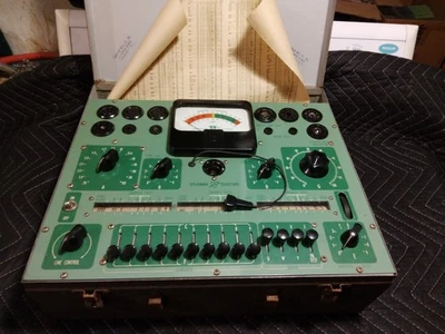 Probador de tubo de vacío eléctrico Old Sylvania de colección... Enciende y se ve muy bien... Foto 1 de 4