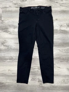 Eddie Bauer Black Jeans Jeggings Stretch Denim Pants Slim Fit Size 4 - Picture 1 of 10
