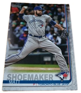 2019 Topps #533 Matt Shoemaker Toronto Blue Jays Baseball Card (C9 - Picture 1 of 2