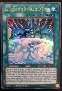 LA DIROMPENTE DIVINITA' DELLA ROVINA Divinità Ultra Italiano MP22-IT274 YUGIOH - Foto 1 di 1