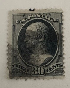 US Stamps Scott# 154 30¢ Hamilton Used SCV $275 - APS Life Member - Picture 1 of 2