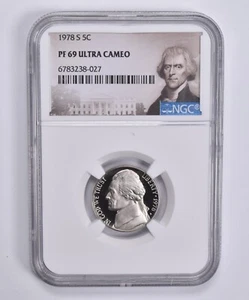 PF69 UCam 1978-S Jefferson Nickel NGC Special Label - Picture 1 of 5