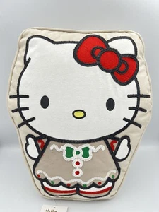 Pottery Barn Hello Kitty Lebkuchenform Kissen Urlaub Weihnachten Dekor NEU - Bild 1 von 6