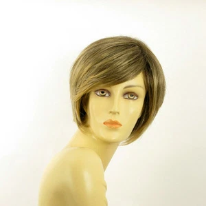 Perruque femme courte châtain méché doré LANA 6T24B - Imagen 1 de 9