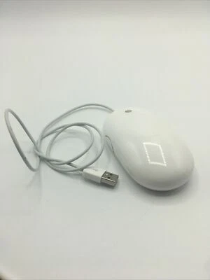 Apple A1152 Wired USB Optical Scroll Mighty Mouse White - Image 1 of 3
