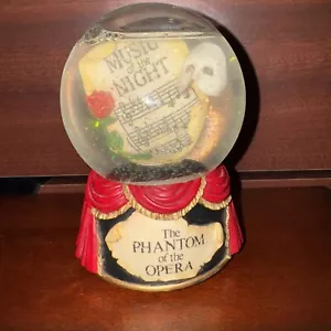 Phantom of The Opera - Music Of The Night SNOW GLOBE- San Francisco Music Box Co - Picture 1 of 3