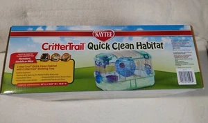 Kaytee Critter Trail Quick Clean Habitat With Bedding Tray Hamster Mouse Sealed - Picture 1 of 11
