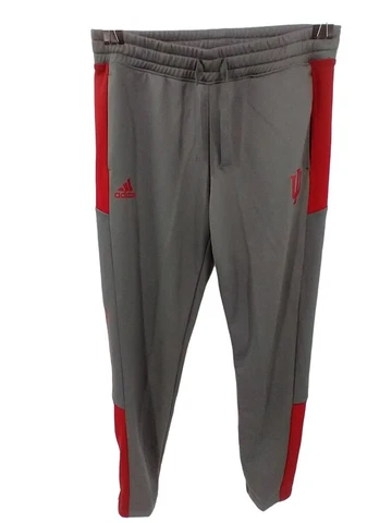 Adidas Men's Indiana Hoosiers Warm Up Pants Medium Gray H53143 NEW Cover